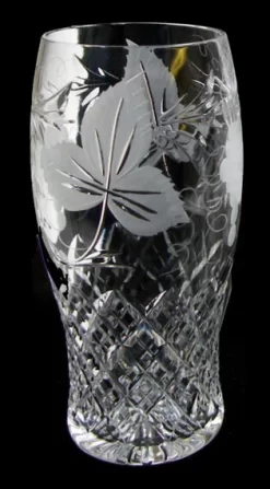 Sale 1 Pint Crystal Beer Glass Grapevine £80.00 £45.00