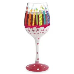 Birthday Painted Wine Glass -Household Glassware 93 371 2