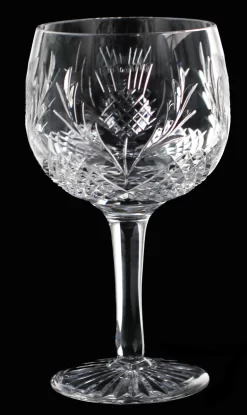 Gin Glass Scottish Thistle