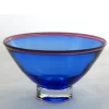 Twists Glass - Small Spirit Bowl Purple/Blue