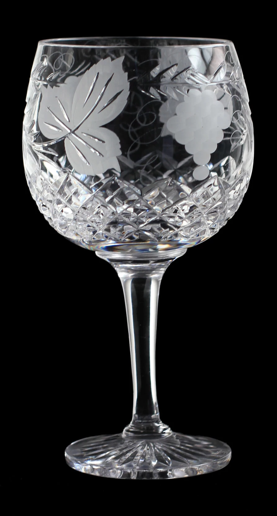 GRAPEVINE CRYSTAL GIN GLASS 1 GRAPEVINE CRYSTAL GIN GLASS