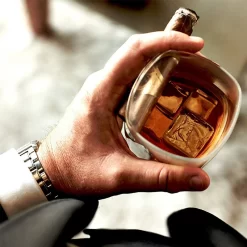 Corkcicle Cigar Glass - Double Old Fashioned Glass With Built-In Cigar Rest -Household Glassware cicle3