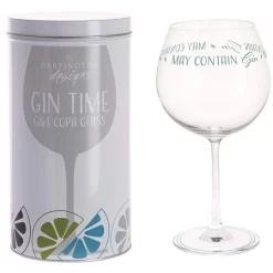 DARTINGTON Gin Time May Contain Gin Copa Glass GP3362/5 -Household Glassware gp3362 5 may contain gin 1573297093