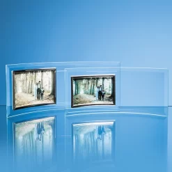Bevelled Glass Crescent Frame For 5" X 3 1/2" Landscape Photo £27.30