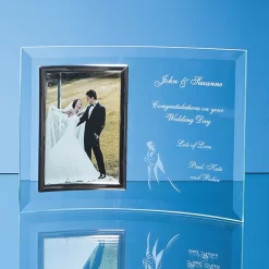 Bevelled Glass Crescent Frame For 5" X 7" Portrait Photo £40.78