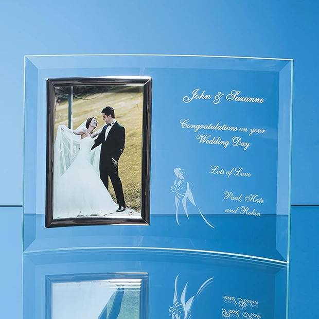 Bevelled Glass Crescent Frame For 5" X 7" Portrait Photo £40.78 1 Bevelled Glass Crescent Frame For 5" X 7" Portrait Photo £40.78