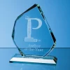 15cm X 15mm Jade Glass Facetted Ice Peak Award £40.25