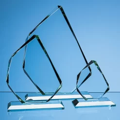 11.5cm X 15mm Jade Glass Facetted Ice Peak Award £36.23