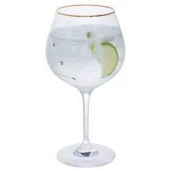 DARTINGTON Glitz Gold Gin & Tonic Copa Glass Single ST3340/13