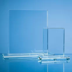 15cm X 12.5cm X 12mm Clear Glass Rectangle Award £39.73