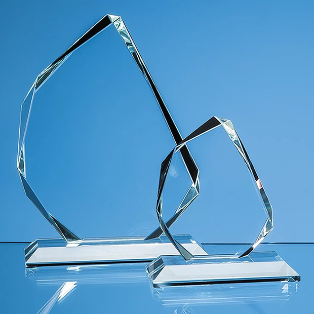 11.5cm X 15mm Clear Glass Facetted Ice Peak Award £43.75 1 11.5cm X 15mm Clear Glass Facetted Ice Peak Award £43.75