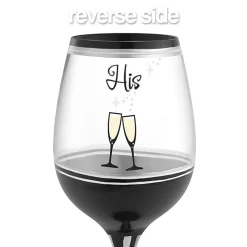 His Hand-Decorated Wine Glass -Household Glassware untitled 20 1 8
