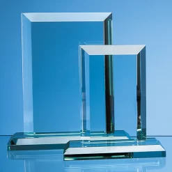 15cm X 19mm Jade Glass Mitred Rectangle Award £46.55